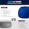 Flash Furniture Bean Bag Chair, Blue Back, 30 in W 30" L 18" H DG-BEAN-SMALL-SOLID-ROYBL-GG - alternate 7